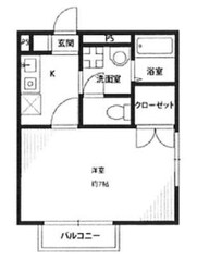 アムールⅡ TAKASHINの物件間取画像